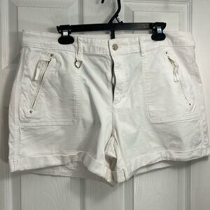 WHBM EUC White shorts sz 14